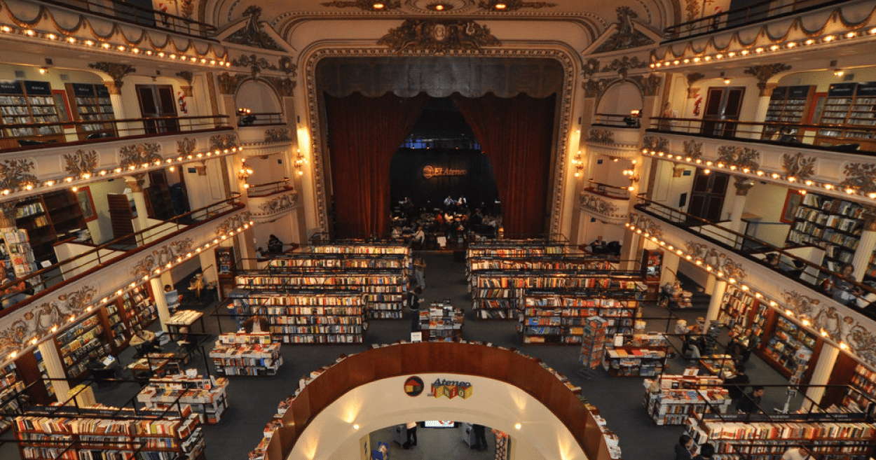 Uma das 10 livrarias mais bonitas do mundo fica em Buenos Aires