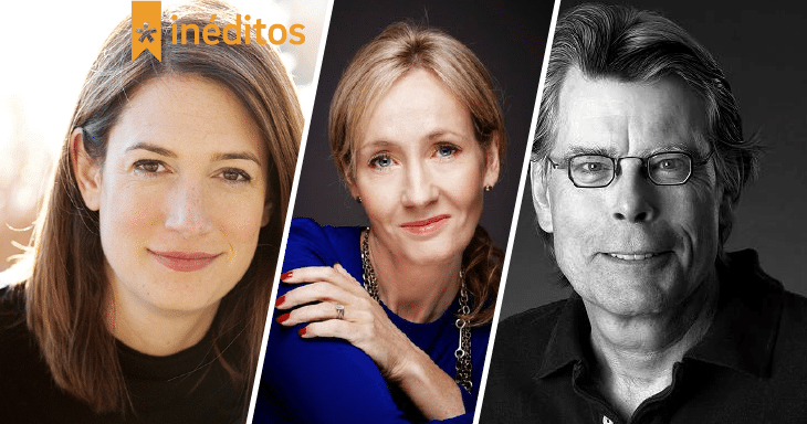Gillian Flynn, J. K. Rowling e Stephen King